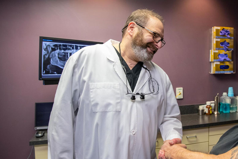 dr rosenthal shaking hands